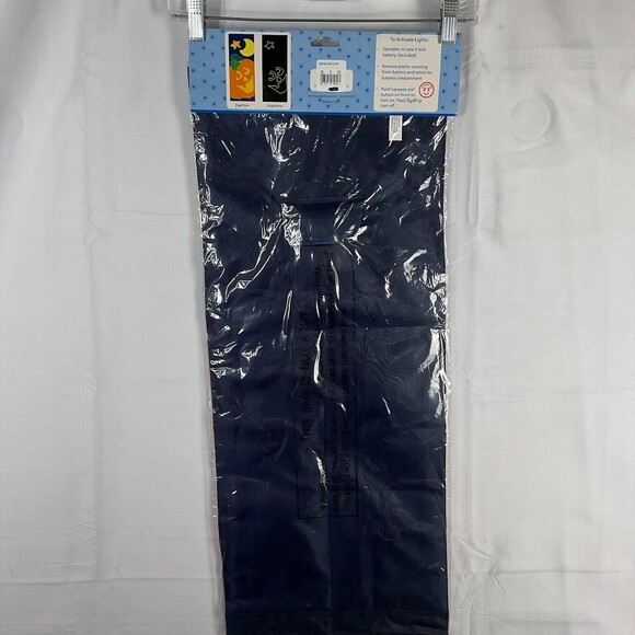 Lifes A Breeze Welcome Ghost & Smiling Jack A Lantern Lighted Garden Banners New - Picture 7 of 10